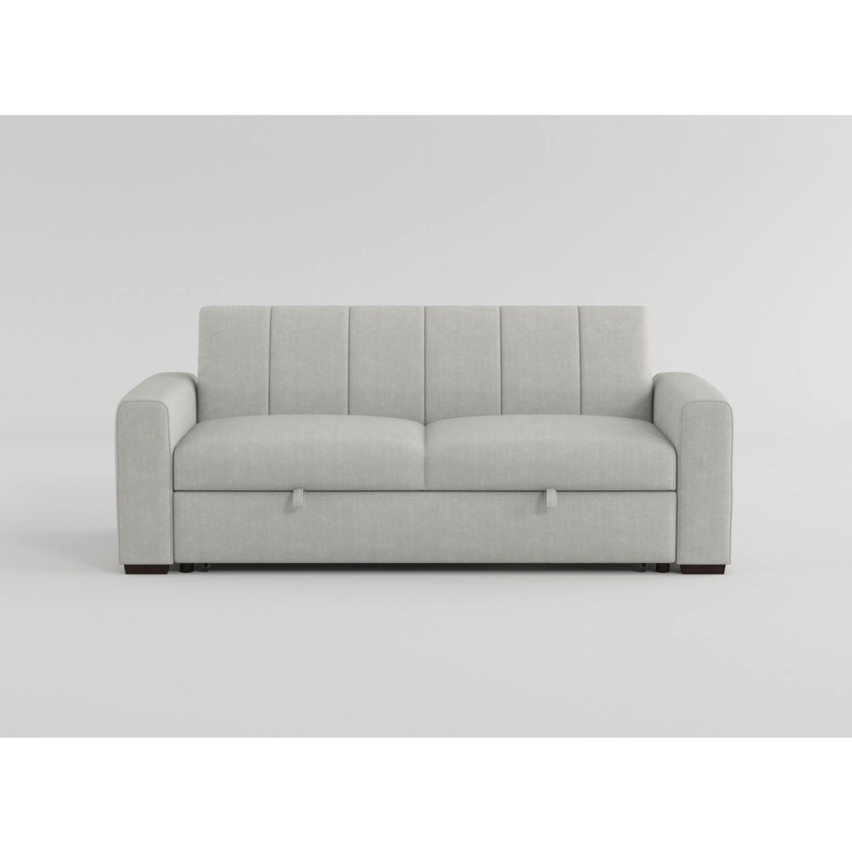 Michah - Convertible Sofa With Pull-Out Bed - Light Gray