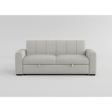 Michah - Convertible Sofa With Pull-Out Bed - Light Gray
