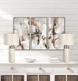 "Luminous Shell" Shell And Metal Table Lamp (Set of 2) - Natural Shell / Soft Gold / Beige