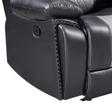 Nikko - Console Loveseat With Dual Recliners