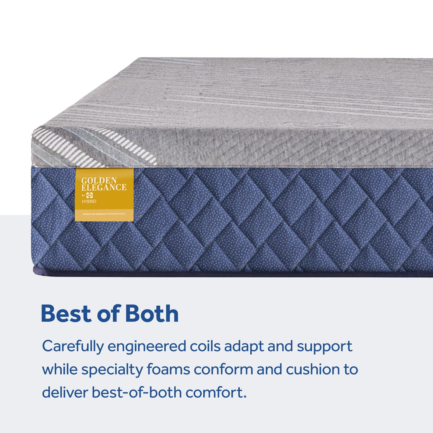 Golden Elegance - Park Plaza Medium Hybrid Mattress