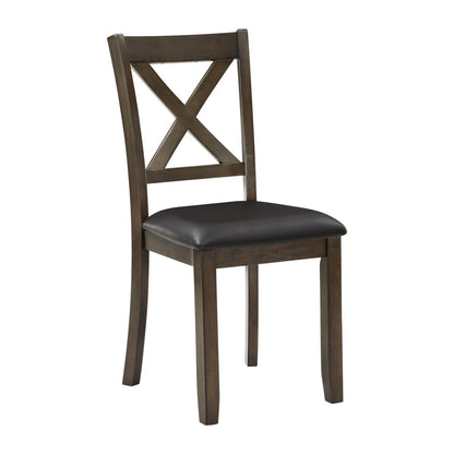 Hazel - 5 Piece Dinette Set - Dark Brown