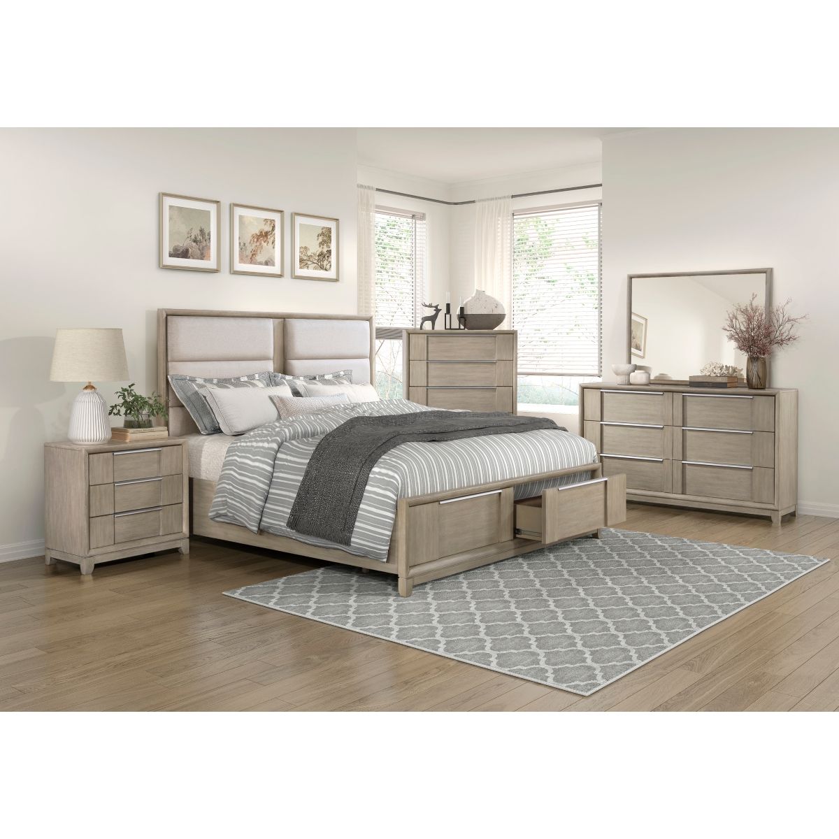 McKewen - Platform Bed With Storage Footboard