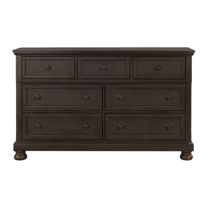Begonia - Dresser With Hidden Drawer - Grayish Brown