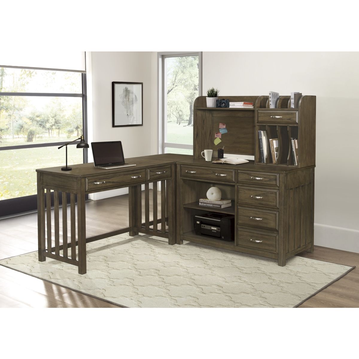 Blanche - Desk With Hutch