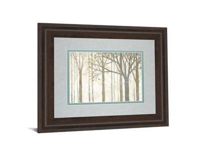 In Springtime No Border By Katherine Lowell - Framed Print Wall Art - Beige