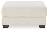 Lerenza - Oversized Accent Ottoman - Birch