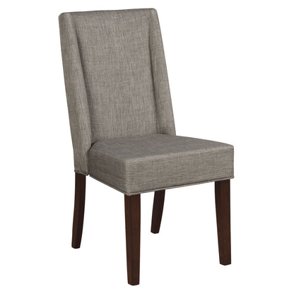 Kavanaugh - 5 Piece Dining Room Set (Table & 4 Side Chairs) - Dark Brown / Gray