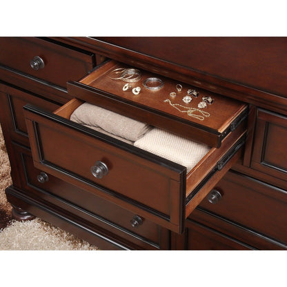 Cumberland - Dresser, Hidden Drawer - Brown