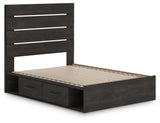 Hollivern - Panel Storage Bed