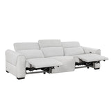McPherson - Power Double Reclining Sofa With Power Headrests, Charging Ports - Cloud