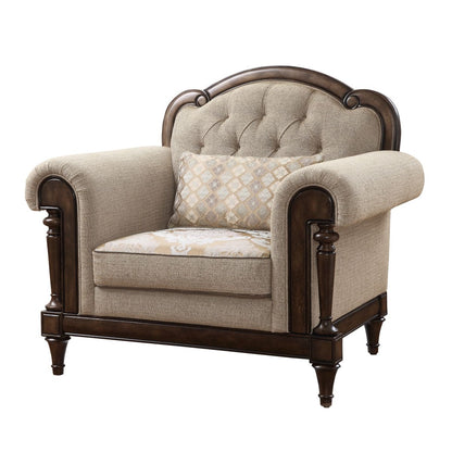 Heath Court - Chair - Dark Brown / Gray