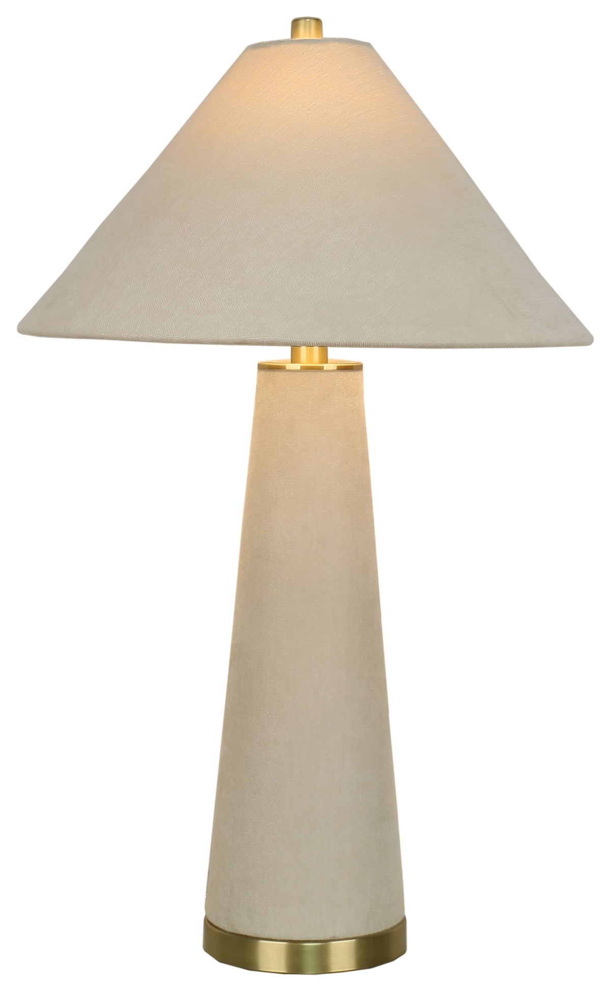 Ivory Reverie - 30 X 18 - Textured Linen Table Lamp (Set of 2) - Ivory Textured Linen