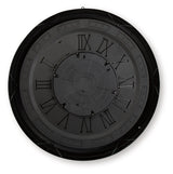 Dairton - Wall Clock - Black / Gold Finish