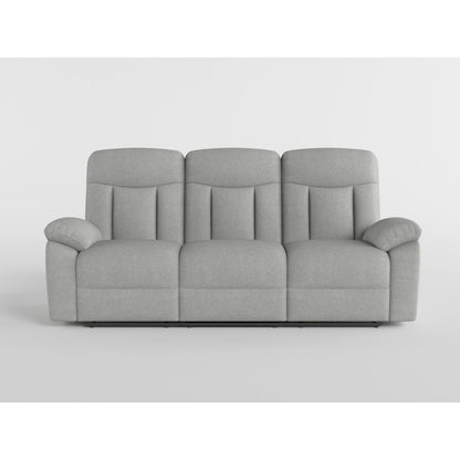 Jules - Double Reclining Sofa - Gray