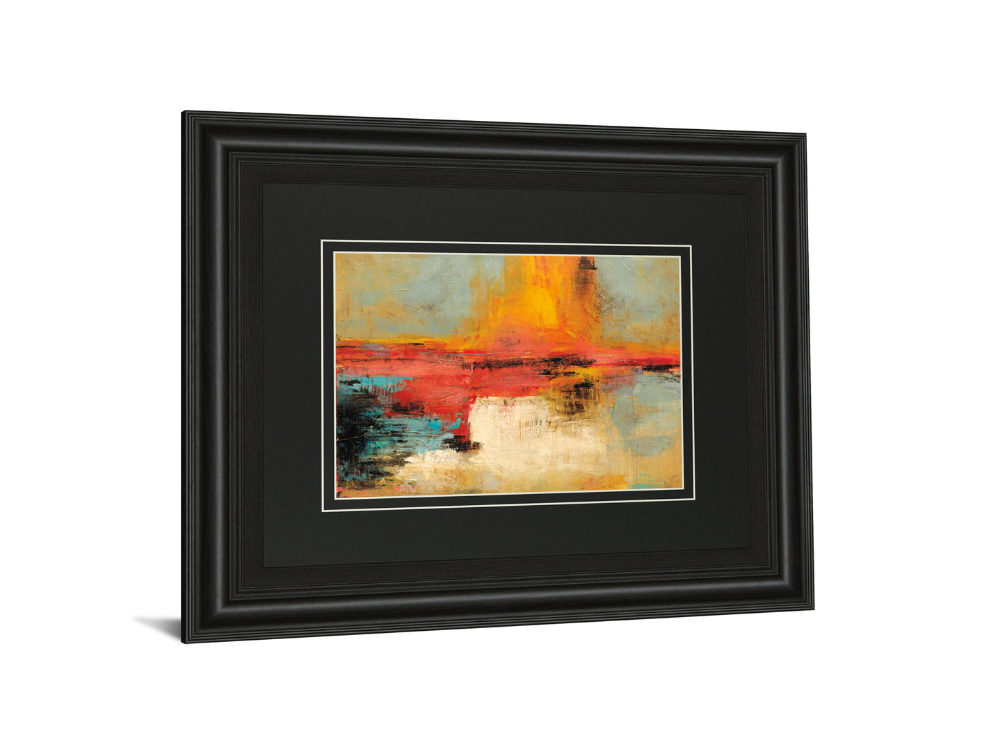 Acertijo By Santos Villareal - Framed Print Wall Art - Orange