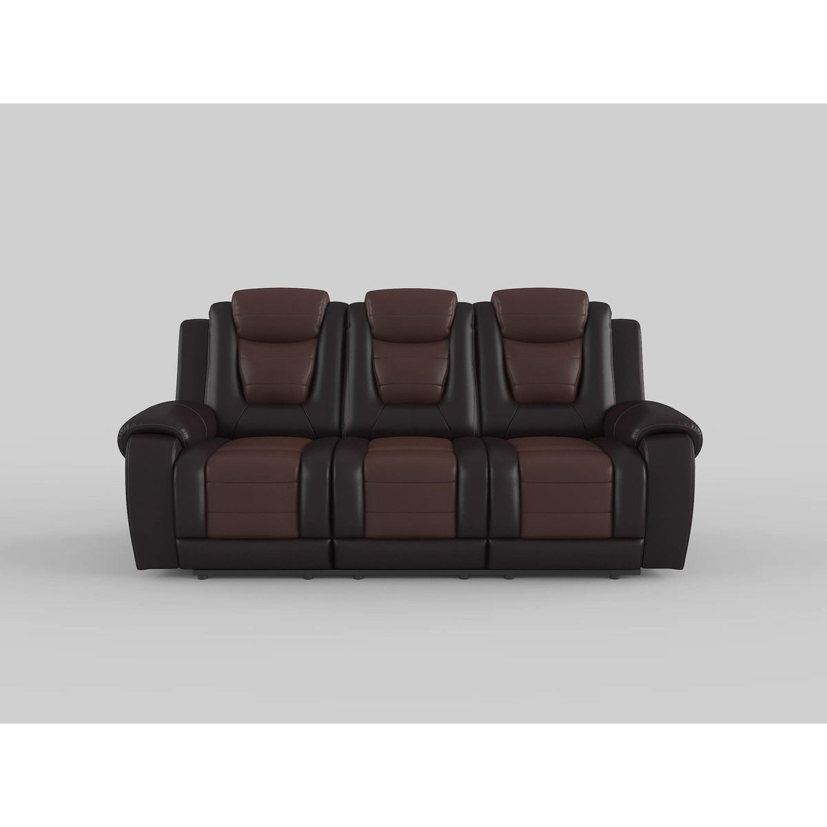 Briscoe - Double Reclining Sofa With Center Drop-Down Cup Holders