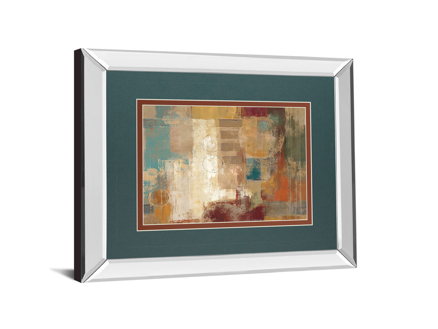 Oriental Trip Crop By Silvia Vassileva - Mirror Framed Print Wall Art - Dark Gray