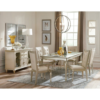 Celandine - Arm Chair (Set of 2) - Gold / Silver / Champagne