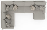 Livingston - Sectional With Comfort Coil Seating And Accent Pillows Included