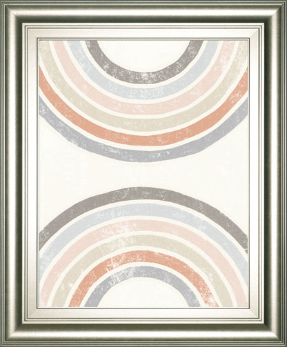 Over The Rainbow I By Moira Hershey - Framed Print Wall Art - Beige