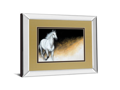 Light And Dark By Milenko Katic - Mirror Framed Print Wall Art - Light Brown