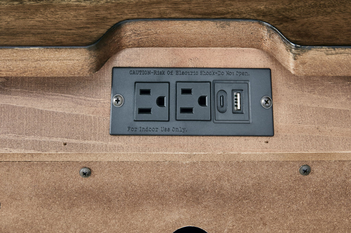 Sturlayne - Three Drawer Night Stand - Brown