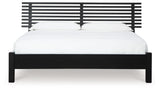 Danziar - Slat Panel Bed With Low Footboard Set