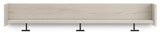 Socalle - Wall Mounted Coat Rack w/Shelf - Light Natural