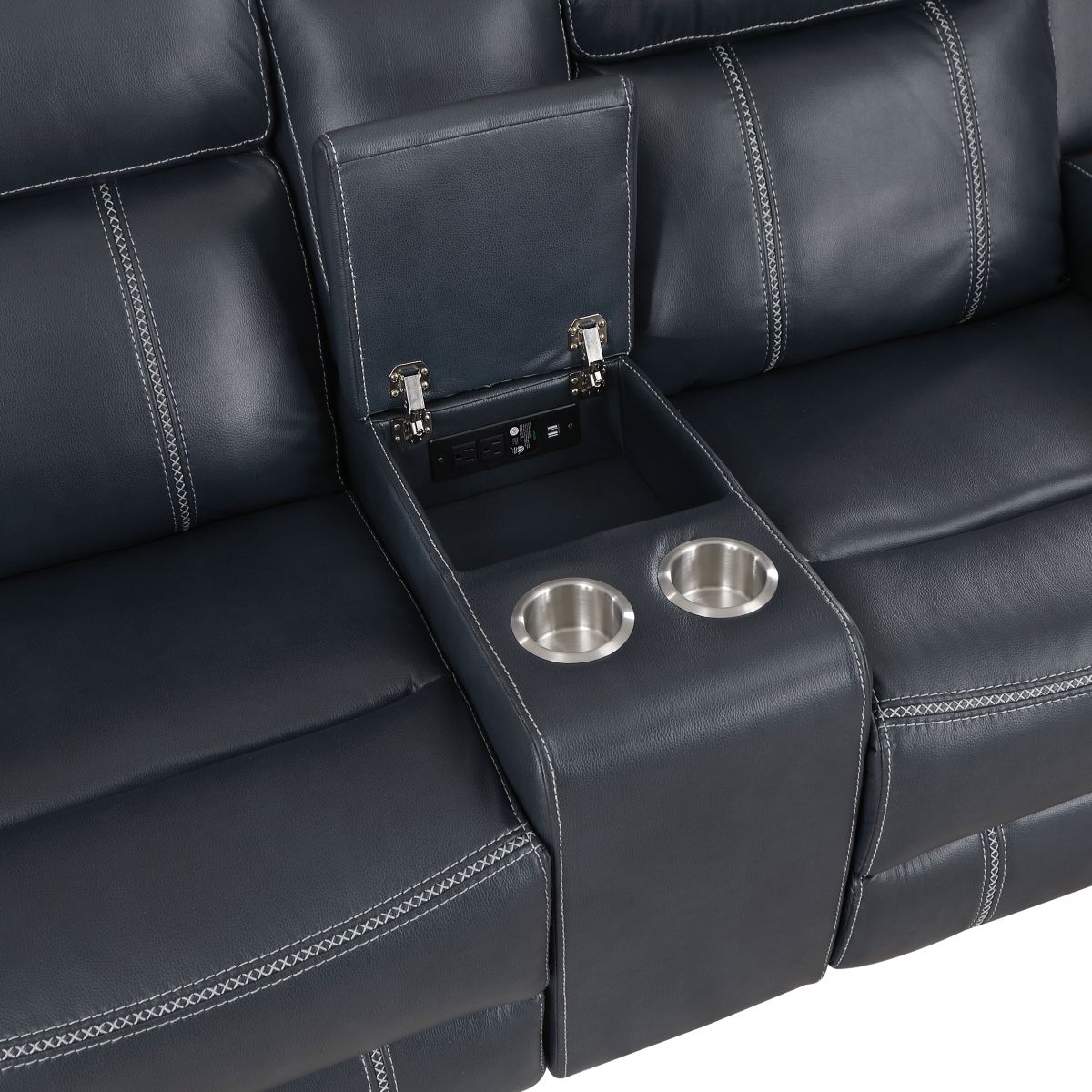 Littleton - Double Reclining Loveseat With Center Console