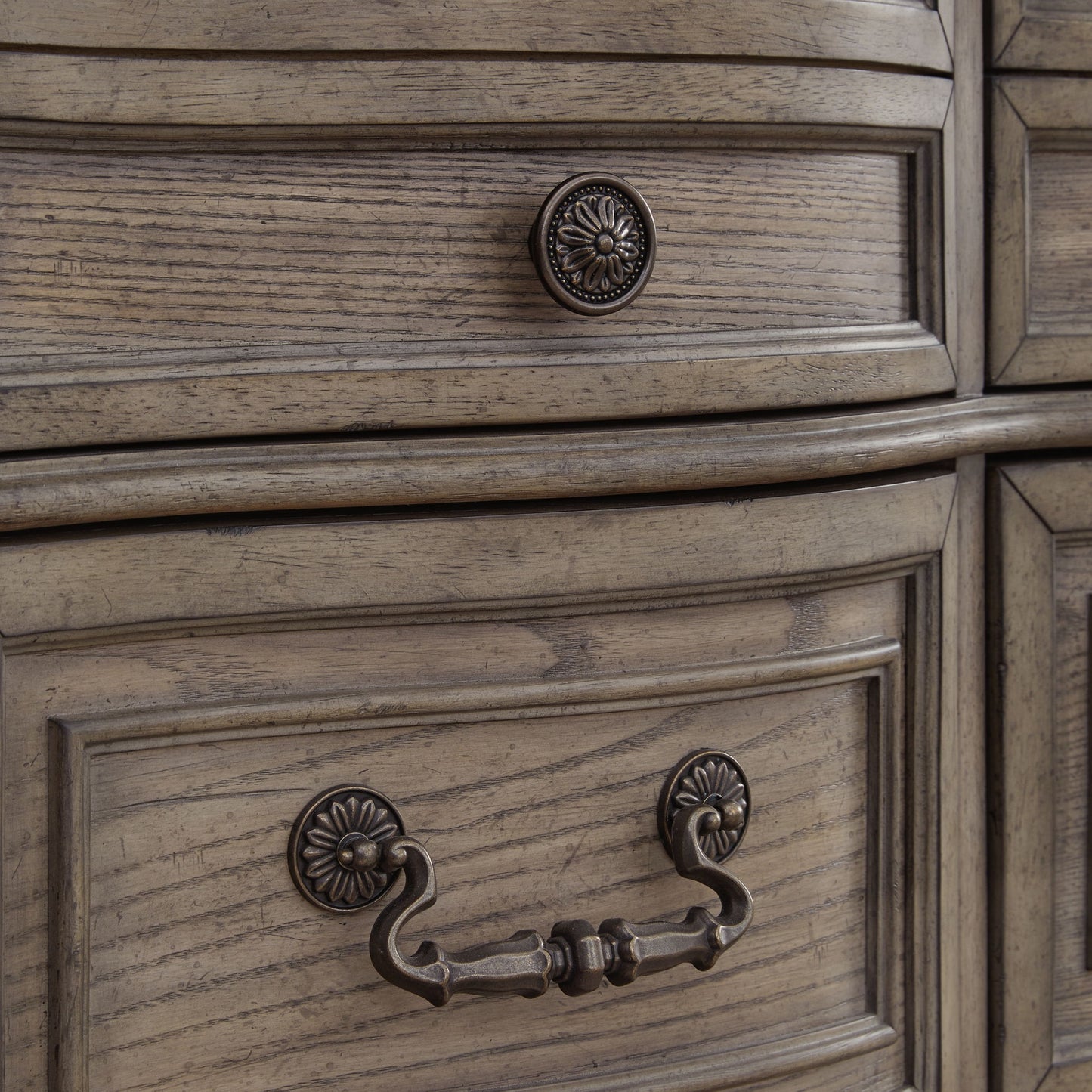 Ardenfield - Dresser And Mirror - Light Brown