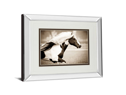 Gypsies Pride By Carol Walker - Mirror Framed Print Wall Art - Light Brown