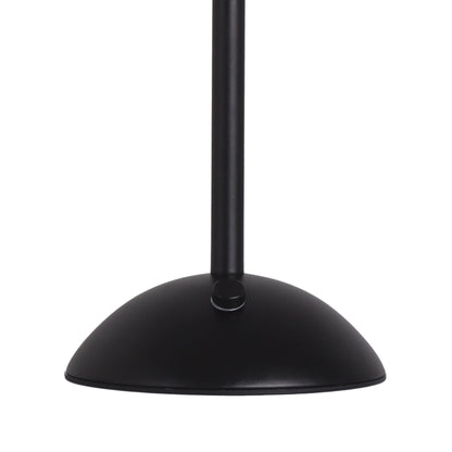 "Crystal Radiance II" Rechargeable LED Metal Accent Lamp (Set of 2) - Matte Black / Smoke