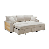 Pompano - Sectional With Chaise, Pull-Out Bed And Hidden Storage, Charging Ports