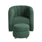 Delaney - Swivel Chair With Ottoman