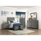 Garretson - Platform Bed With Footboard Storage