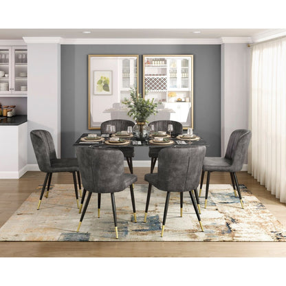 Clemente - Side Chair (Set of 2) - Charcoal