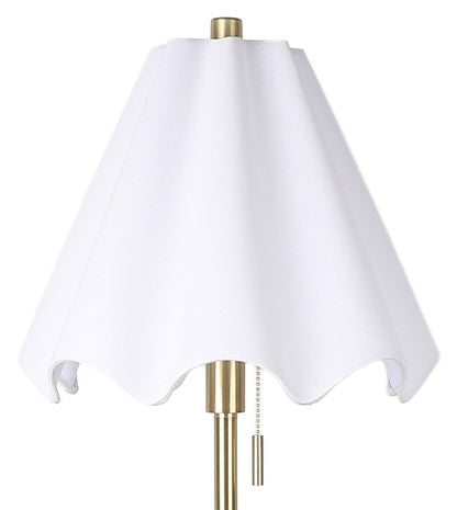 Petal Poise - 33 X 13 - Metal Buffet Lamp (Set of 2) - Soft Gold