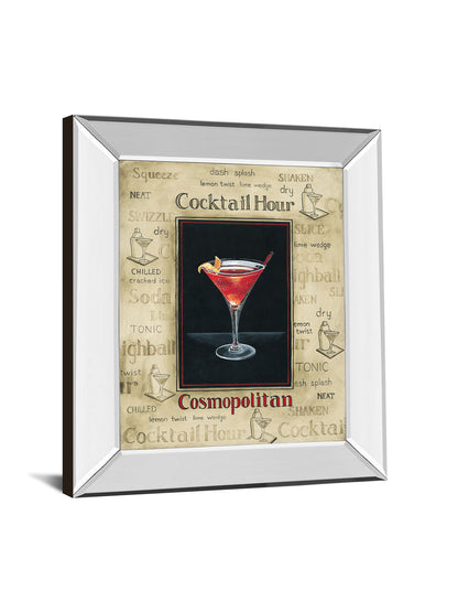 Cosmopolitan By Gregory Gorham - Mirror Framed Print Wall Art - Beige