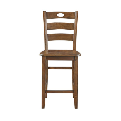 Stowe - 5 Piece Counter Height Set - Walnut