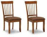 Berringer - Dining UPH Side Chair (Set of 2) - Rustic Brown