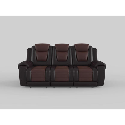 Briscoe - Double Reclining Sofa With Center Drop-Down Cup Holders