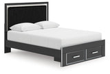 Zuraleus - Upholstered Panel Platform Storage Bed