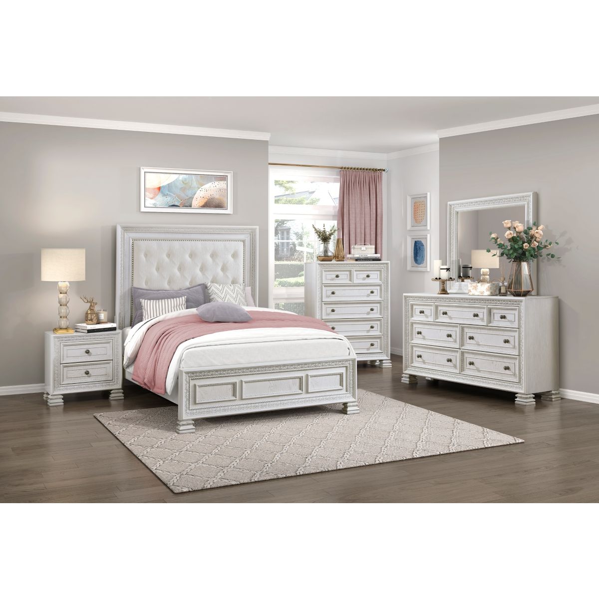 Theodora - Dresser - White
