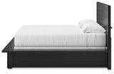 Londer - King Panel Bed - Black