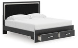 Zuraleus - Upholstered Panel Platform Storage Bed
