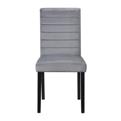 Andreas - 5 Piece Dining Room Set (Table & 4 Side Chairs) - Black / Gray