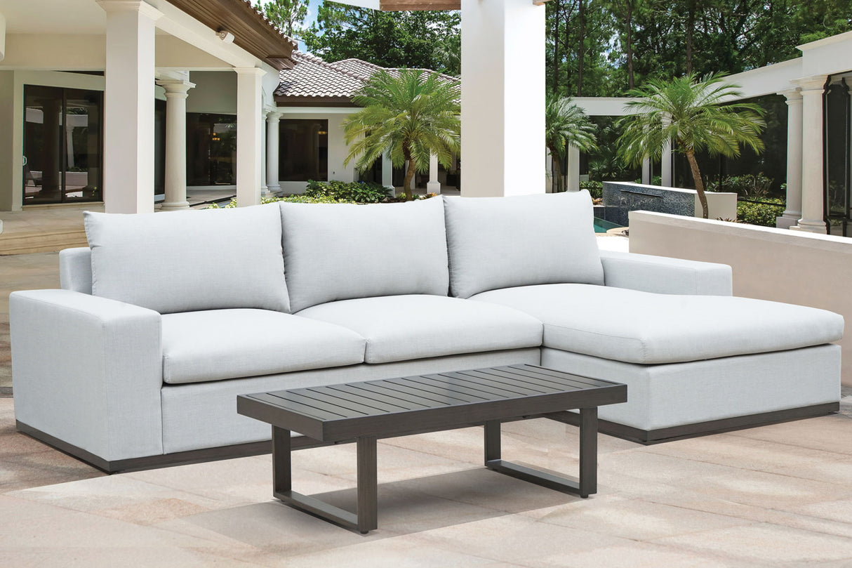 Wyatt - 2 Piece Outdoor Sectional - White